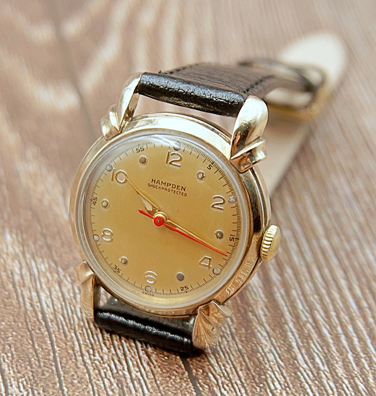 นาฬิกาเก่า HAMPDEN ไขลาน