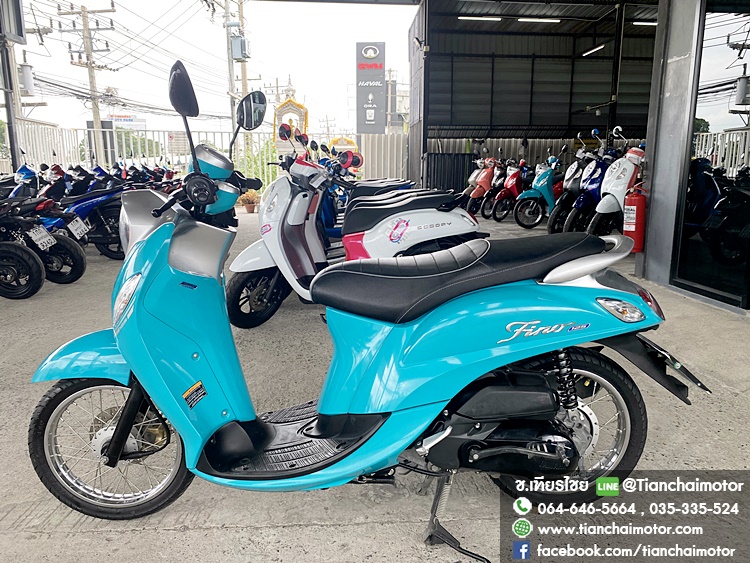 ★ดาวน์4,500★FINO ปี 66 สีเขียวมิ้น วิ่งน้อย เครื่องเดิมแน่น ใช้งานทนทาน ขับขี่คล่องตัว ชุดสีสวย เครื่องดี ศูนย์ดี ราคา 38,900