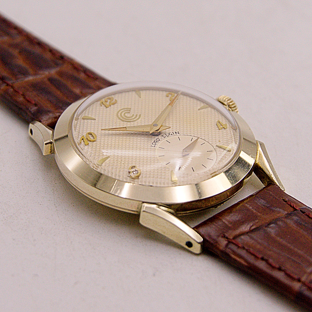 นาฬิกาเก่า LORD ELGIN ไขลานสองเข็มครึ่ง