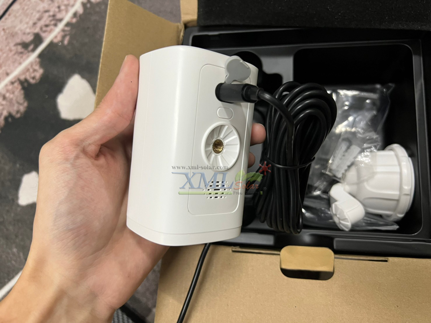 กล้องวงจรปิดโซล่าเซลล์ MODI XML ระบบ Wifi (1080P) Model 1