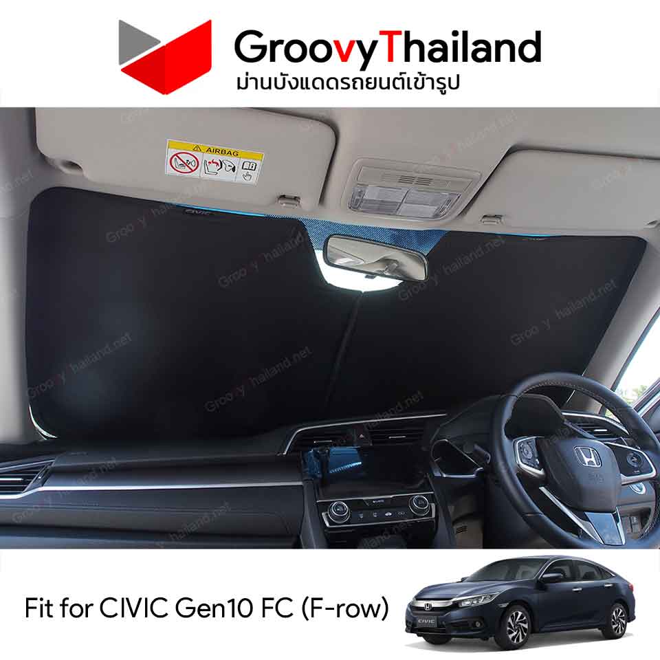 ม่านหน้า HONDA CIVIC Gen10 FC/FK F-row (1 pcs)
