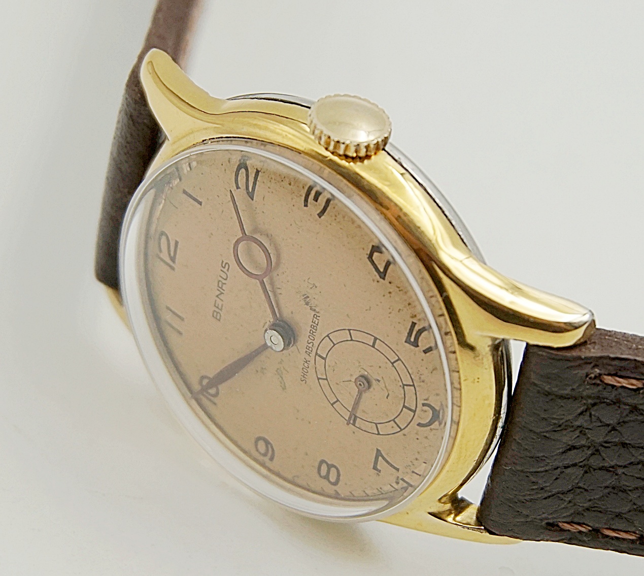 นาฬิกาเก่า BENRUS ไขลานสองเข็มครึ่ง