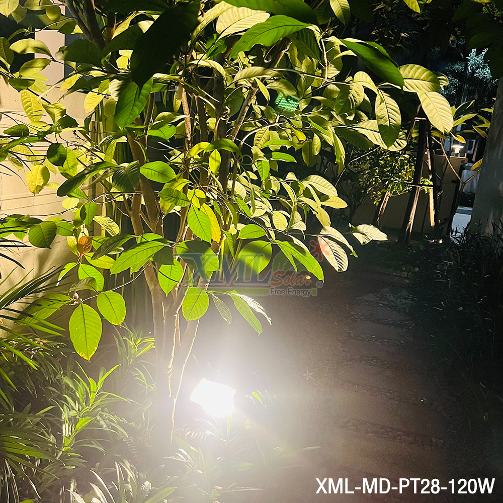ไฟสปอตไลท์โซล่าเซลล์ 50W / 80W / 120W / 200W / 300W / 400W รุ่น MD-PT28