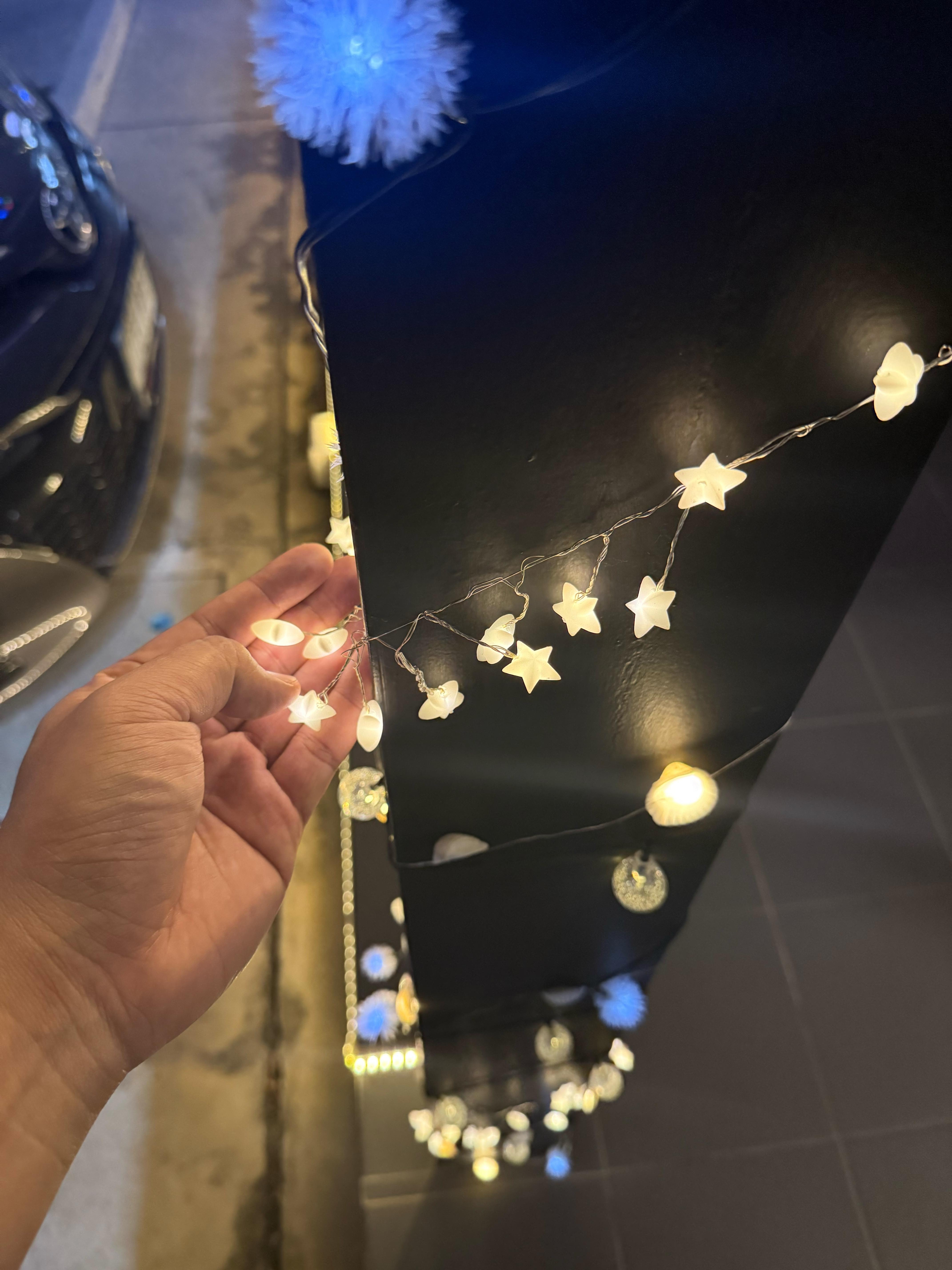 ไฟกระพริบโซล่าเซลล์ ทรงดาว 120 ดวง รุ่น MD-SOLAR-C2012 (เเสง : เหลืองวอมไวท์)