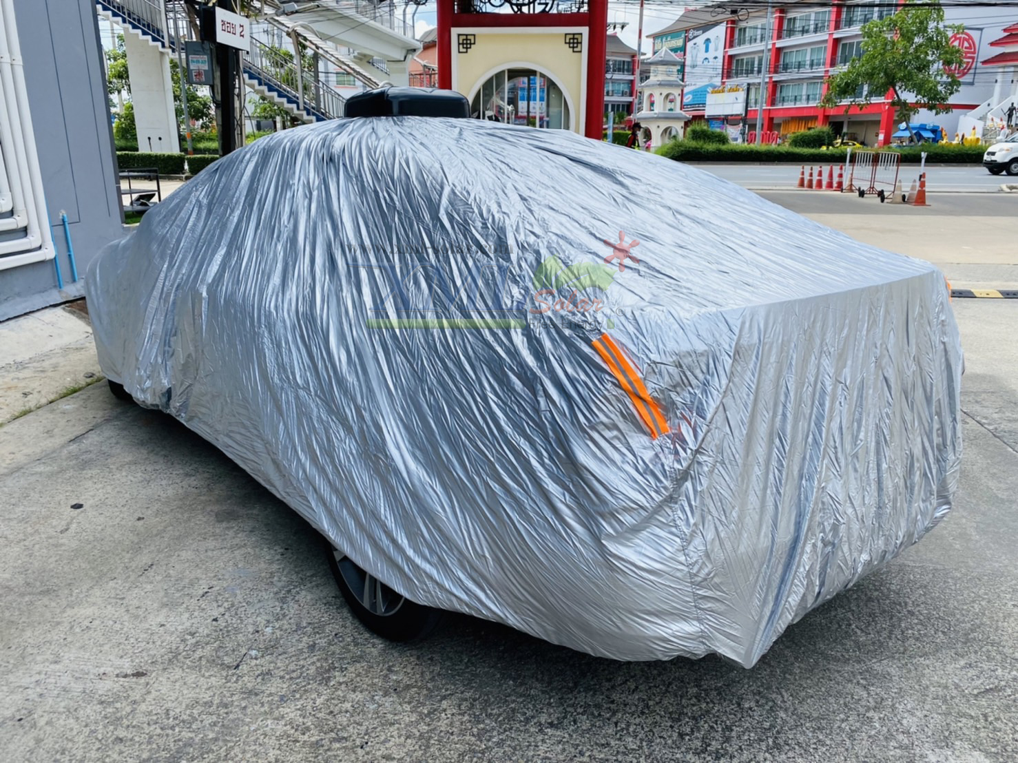 ชุดผ้าคลุมรถยนต์โซล่าเซลล์ ไซต์ YXL สำหรับรถตู้ ขนาดใหญ่