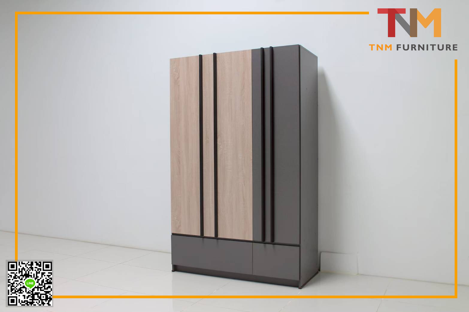 ตู้เสื้อผ้า SIMPLE 120cm. (WS-1217)