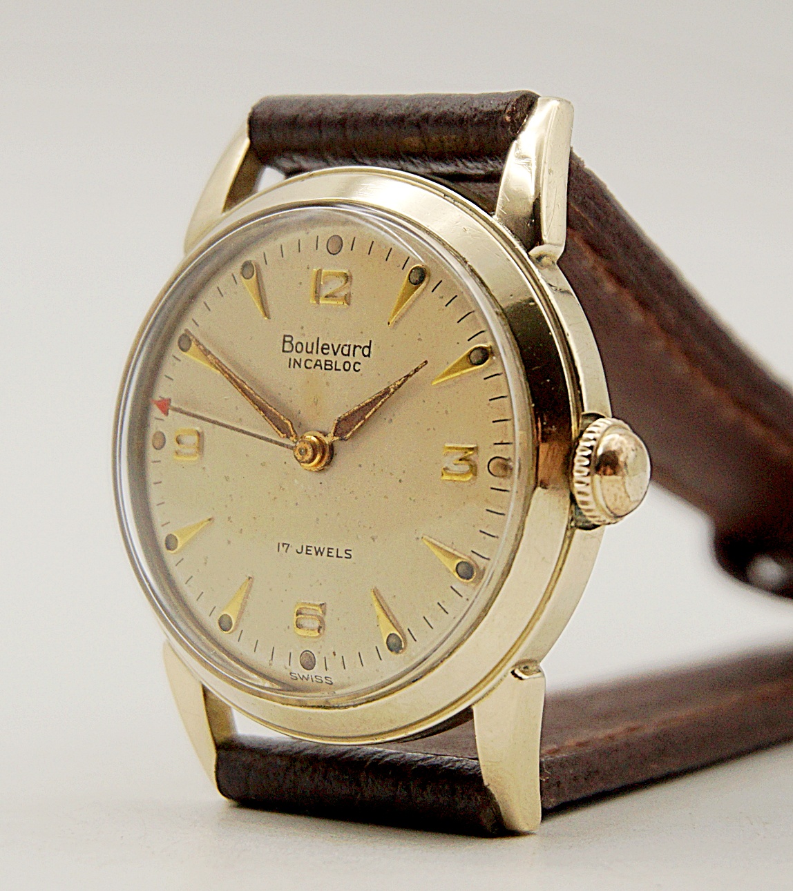 นาฬิกาเก่า BOULEVARD ไขลาน