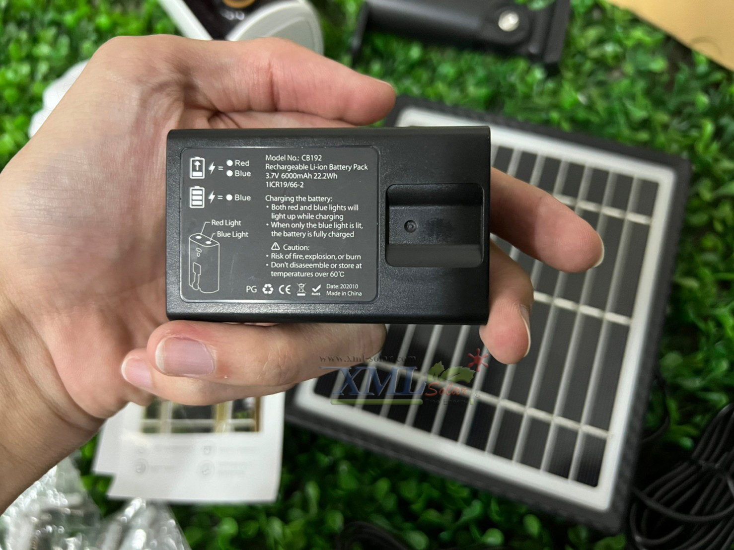 กล้องวงจรปิดโซล่าเซลล์ MODI XML ระบบ Wifi (1080P) Model 1