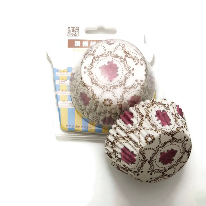 กระทงจีบคัพเค้ก ลวดลาย 5*3*7cm.