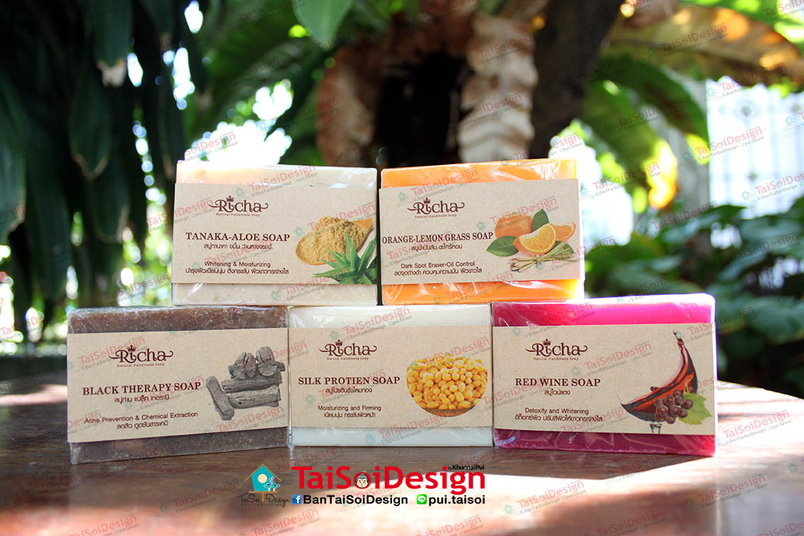 สายรัดสบู่กระดาษคราฟท์น้ำตาล