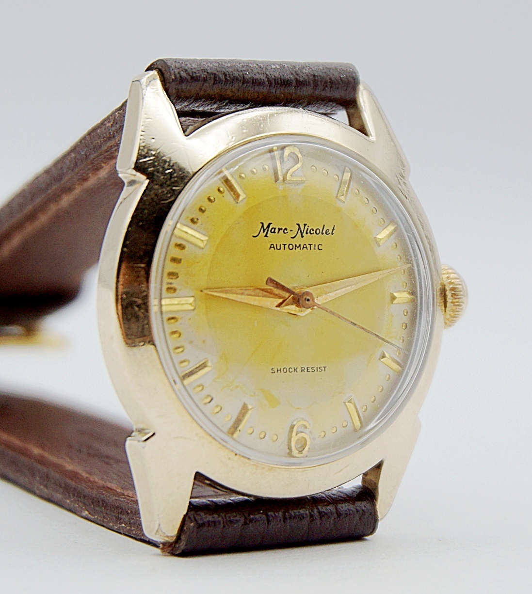 นาฬิกาเก่า MARC NICOLET ออโตเมติก