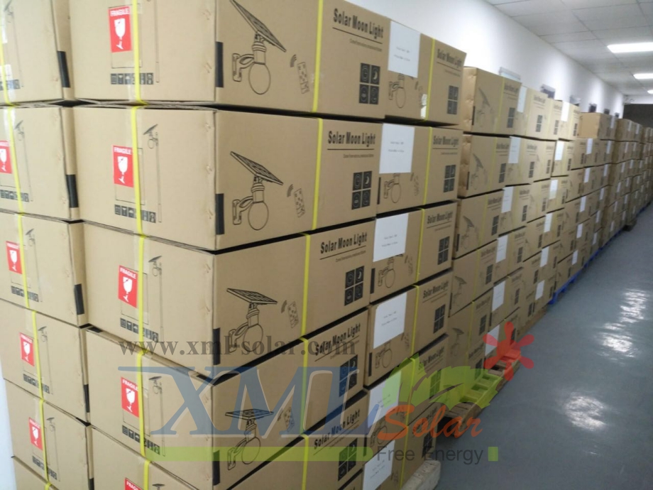 โคมไฟโซล่าเซลล์อัจฉริยะ ทรงโคมกลม รุ่น 40 Watt Monocrystalline 1 แถม 1