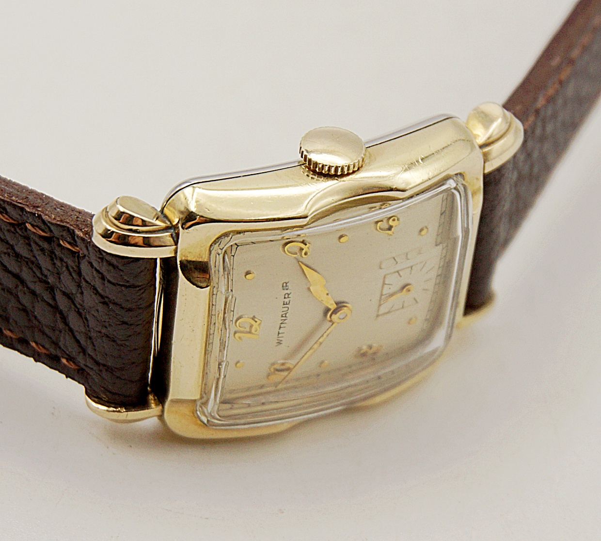 นาฬิกาเก่า WITTNAUER BY LONGINES ไขลานสองเข็มครึ่ง