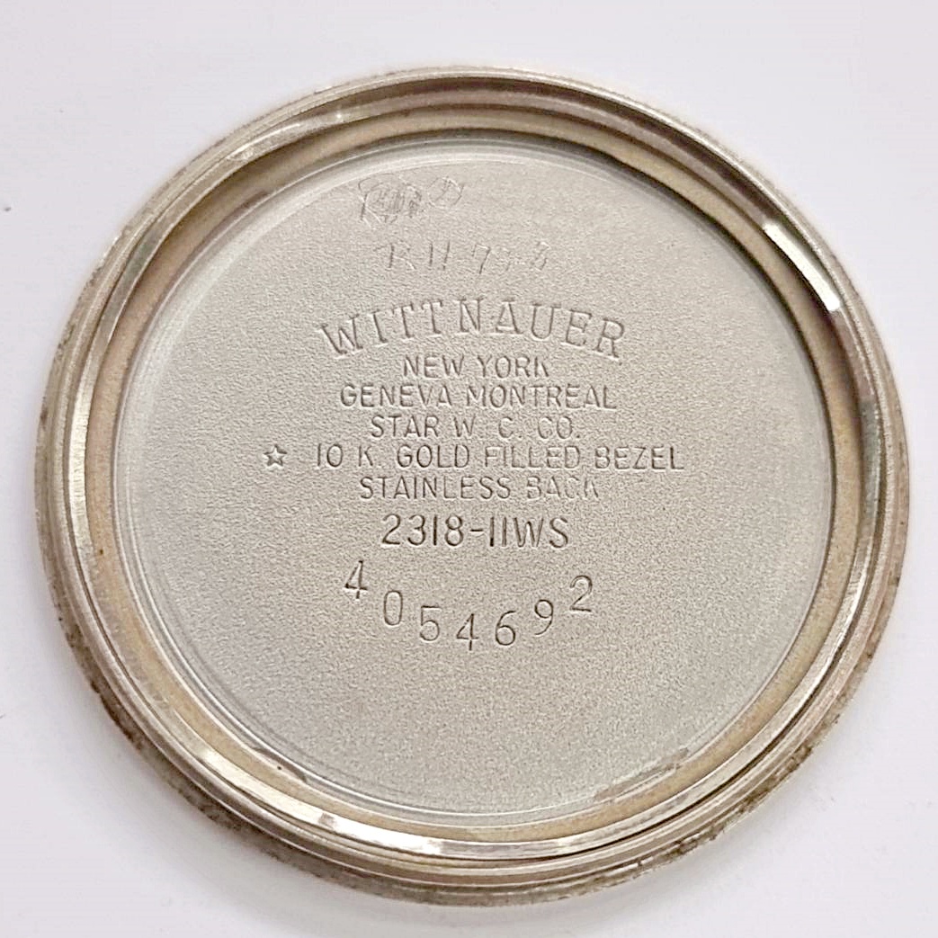 นาฬิกาเก่า WITTNAUER ไขลานสองเข็มครึ่ง