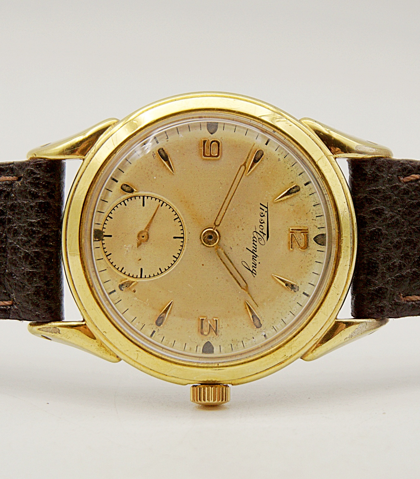 นาฬิกาเก่า TISSOT ไขลานสองเข็มครึ่ง