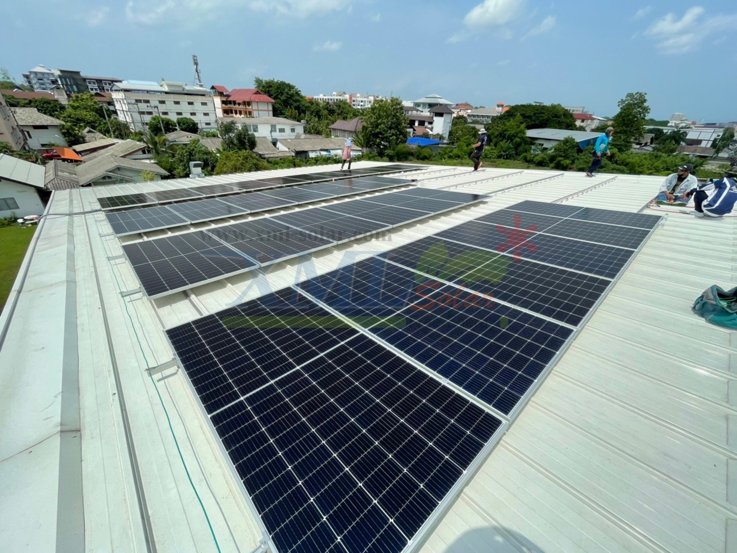 ระบบโซล่าเซลล์ติดหลังคา (Solar Rooftop) ขนาด 5 KW (ON-GRID) Three Phase พร้อมติดตั้ง