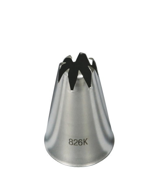 หัวบีบไซส์พิเศษ เบอร์ 826K (นำเข้าเกาหลี) CLOSED STAR TUBES