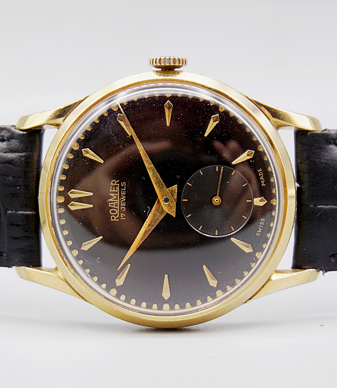 นาฬิกาเก่า ROAMER ไขลานสองเข็มครึ่ง