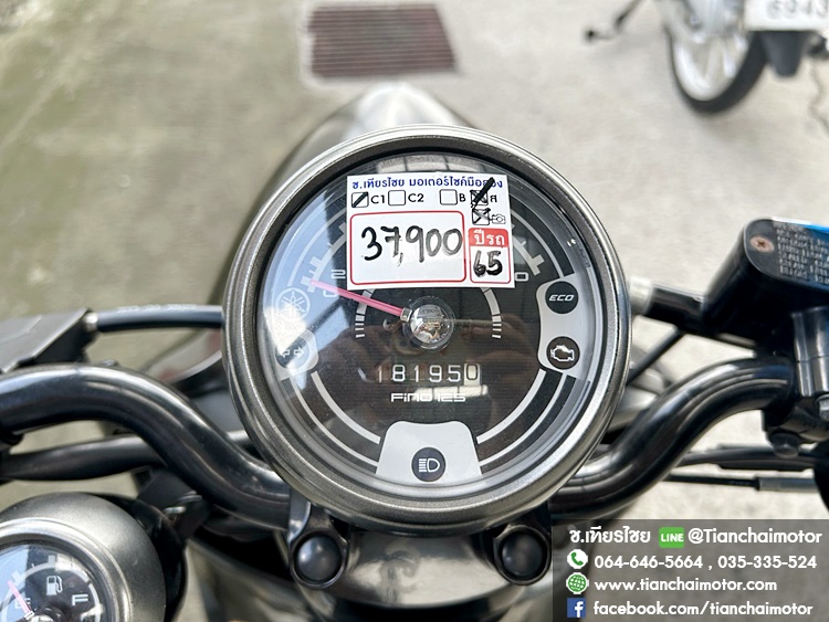 ★ดาวน์ 5,000★FINO ปี 65 สีดำ วิ่งน้อย เครื่องเดิมแน่น ใช้งานทนทาน ชุดสีสวยรอบคัน เครื่องดี ศูนย์ดี รถพร้อมใช้งาน ราคา 37,900