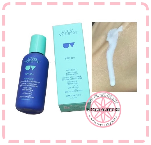 PRE-ORDER: ULTRA VIOLETTE Fave Fluid SPF 50+ Ultralight Skinscreen