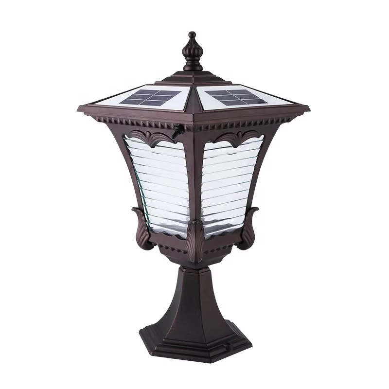 ไฟหัวเสาโซล่าเซลล์ รุ่น TZ-11719 (เปิดได้ 2 แสง)