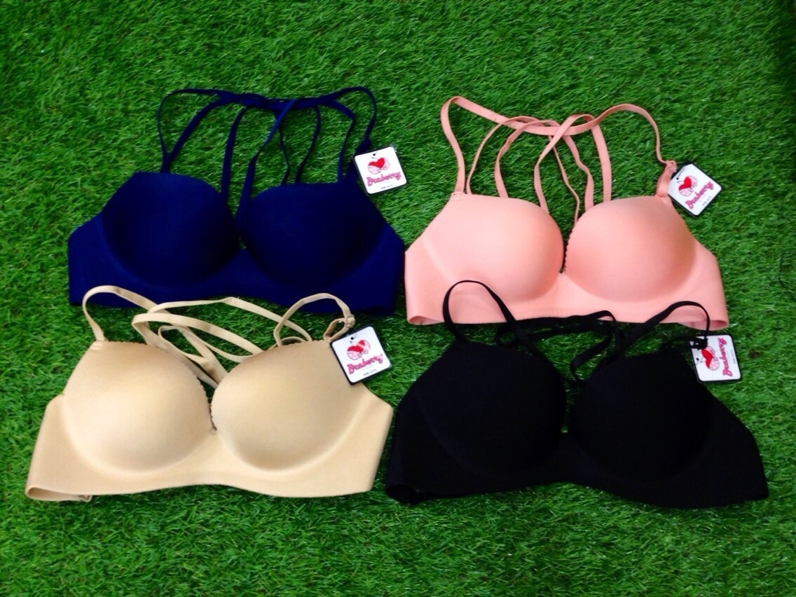 บราสายไขว้หลังแมงมุม ใส่กับเสื้อโชว์หลังเว้าหลัง ใส่แล้วอกสวย size 32 34 36 ราคาโปรโมชั่น ลดพิเศษ ตัวละ 250 บาทเท่านั้น