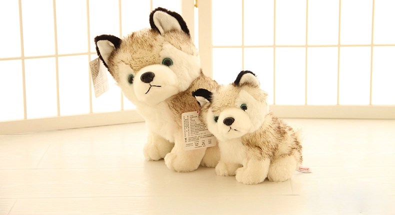 ตุ๊กตาน้องหมาไซบีเรียนฮัสกี 30 cm