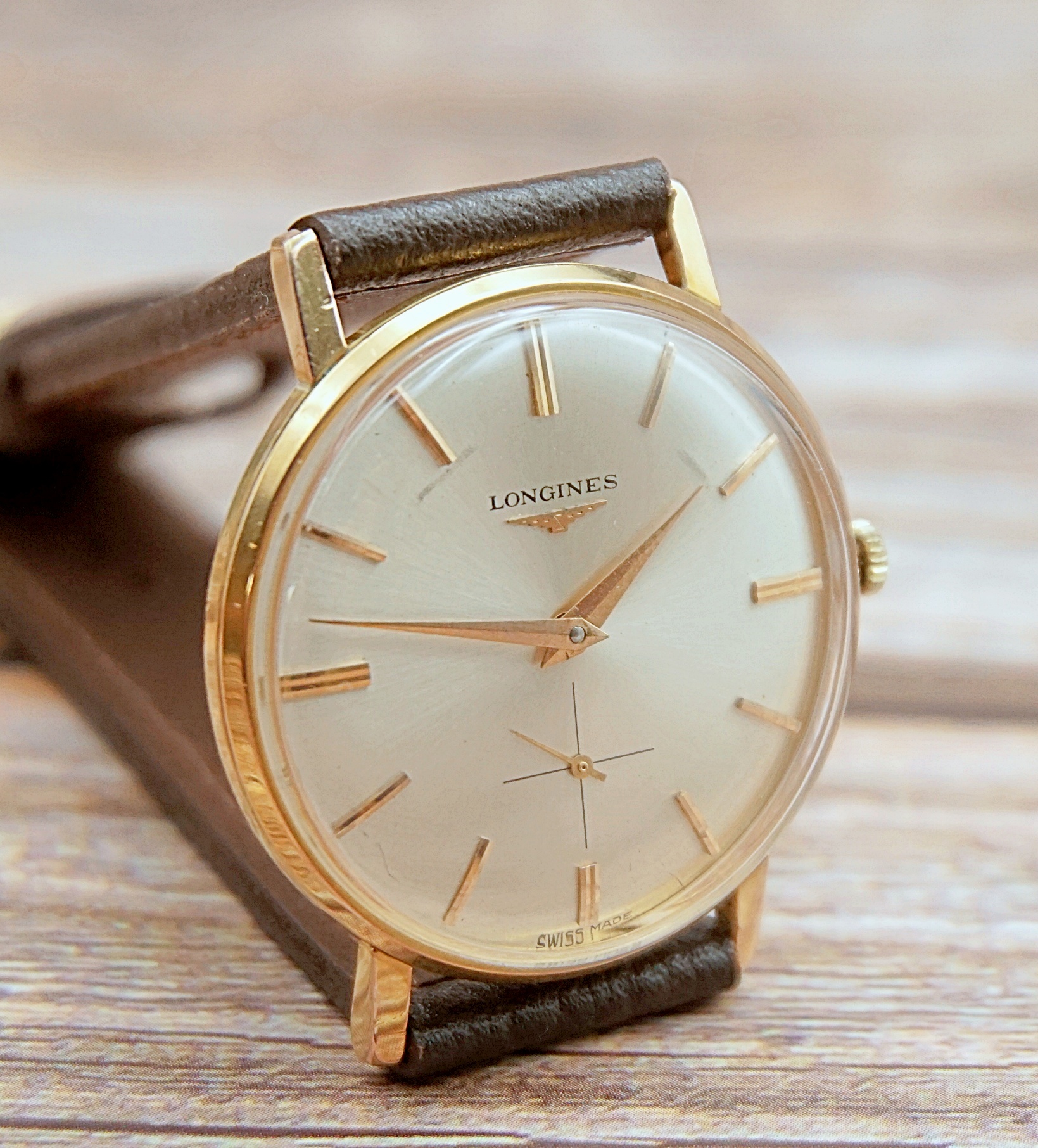 นาฬิกาเก่า LONGINES ไขลานสองเข็มครึ่ง