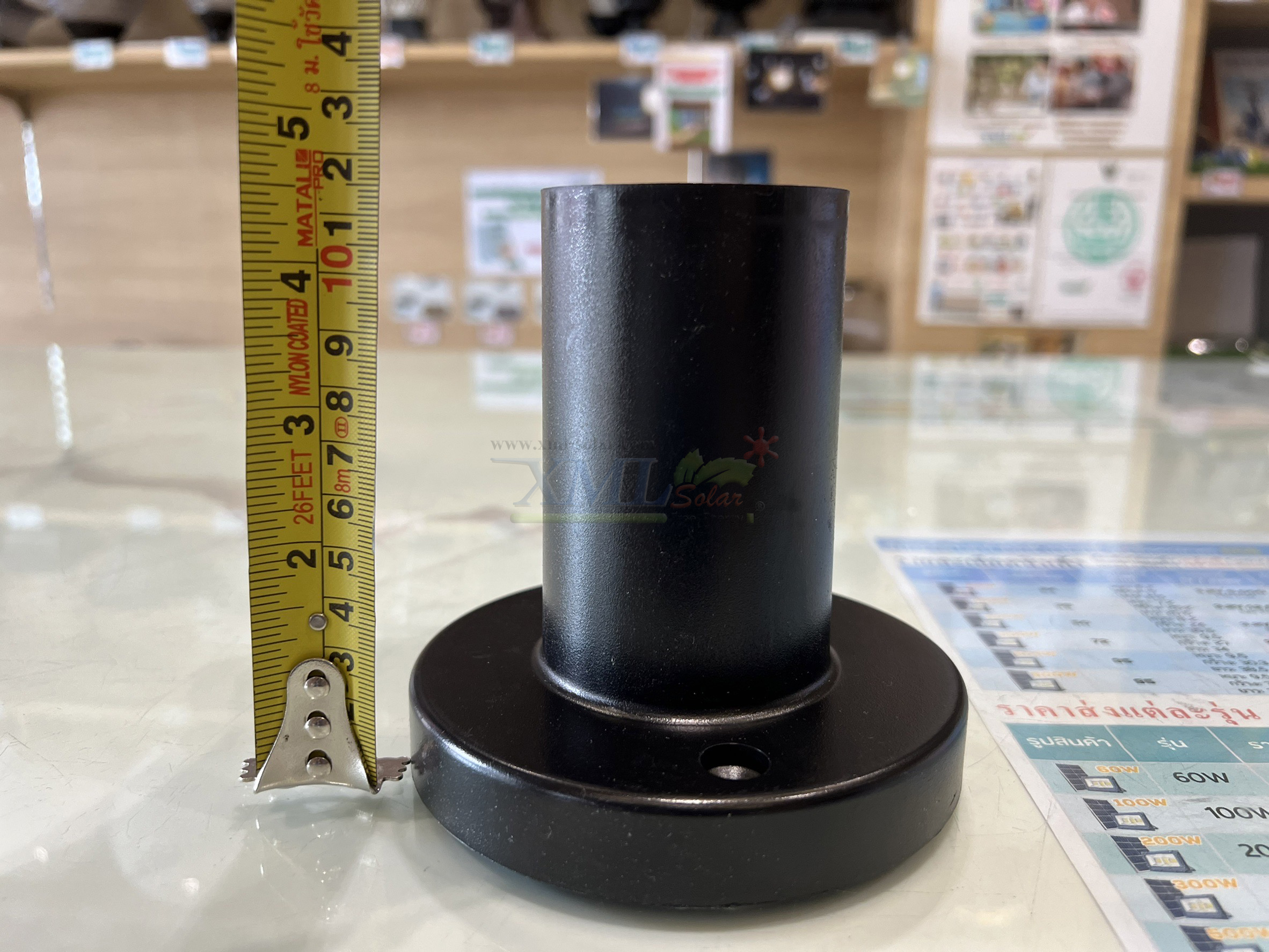 ขาตั้งกำเเพง สำหรับไฟ UFO ปลายท่อ 2.25 นิ้ว (พลาสติก)