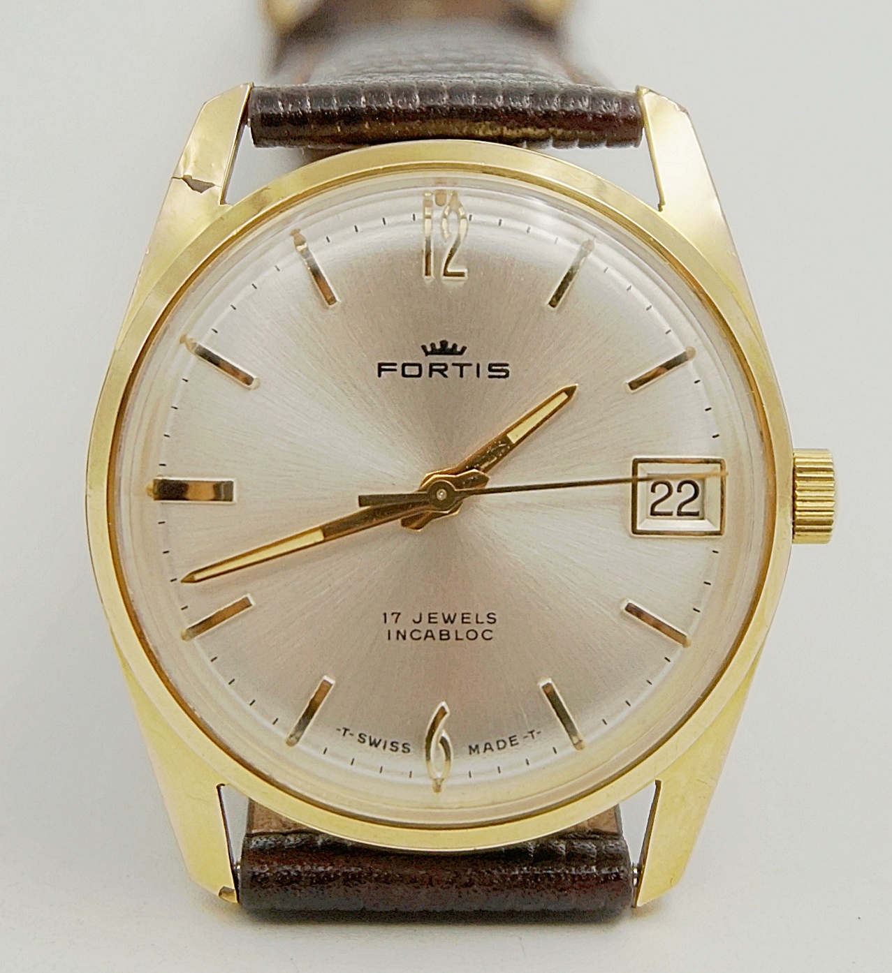 นาฬิกาเก่า FORTIS ไขลาน