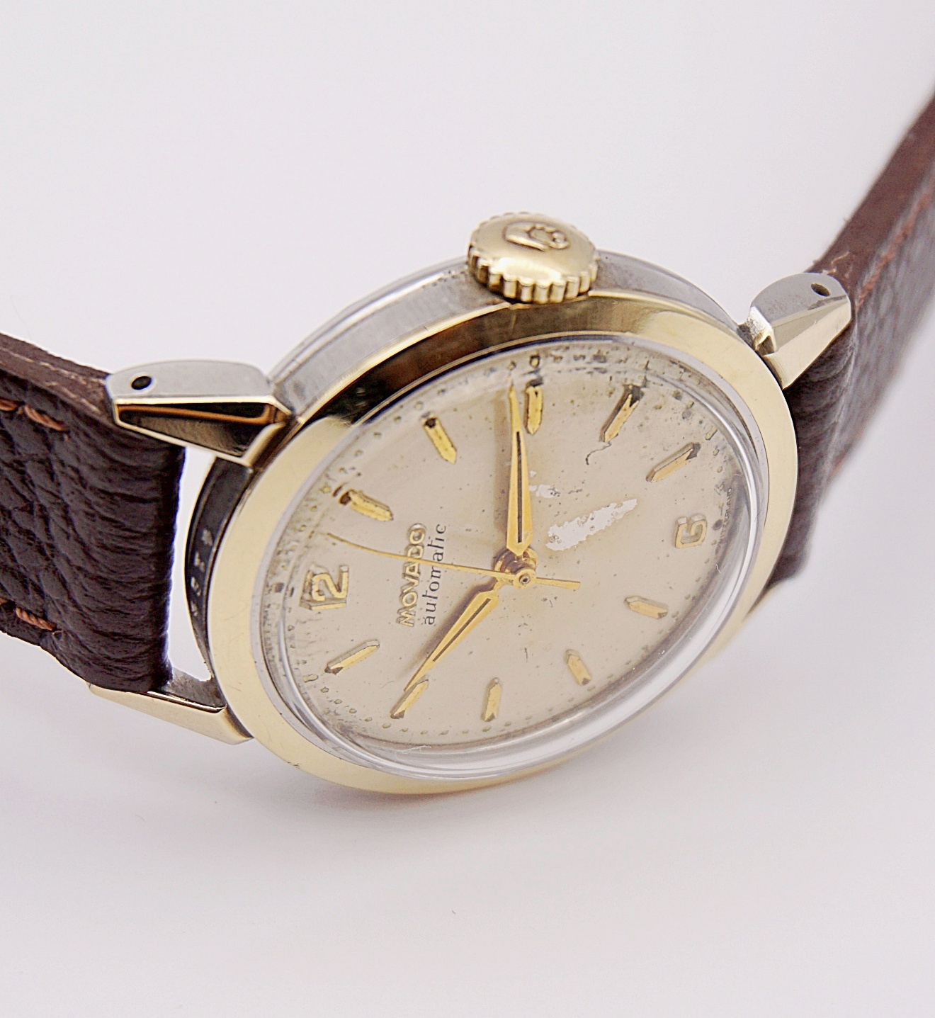 นาฬิกาเก่า MOVADO ออโตเมติกครึ่งรอบ