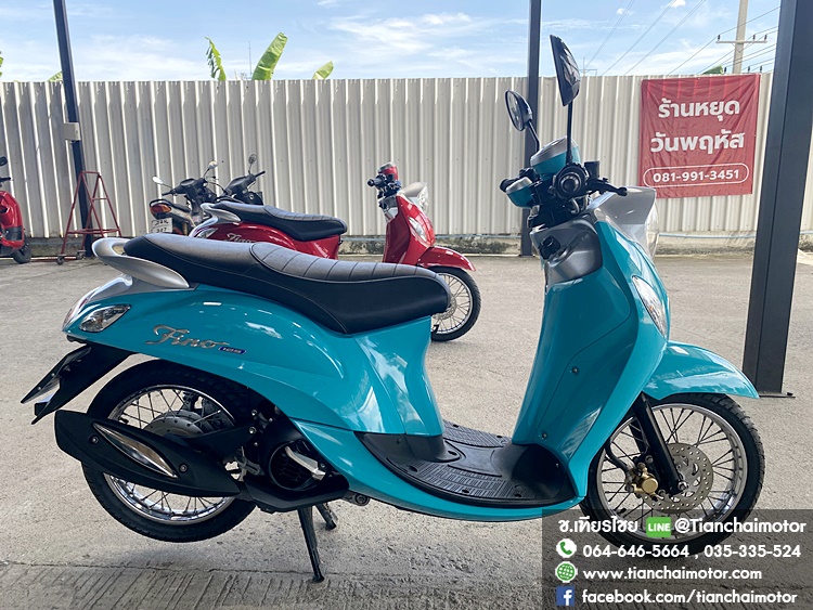 ★ดาวน์7,500★FINO ปี65 สีเขียวมิ้น ชุดสีสวยเป๊ะ วิ่งเพียง 4000 กิโล เหมือนรถใหม่มาก เครื่องเดิมแน่น ประหยัดน้ำมัน ราคา 41,900