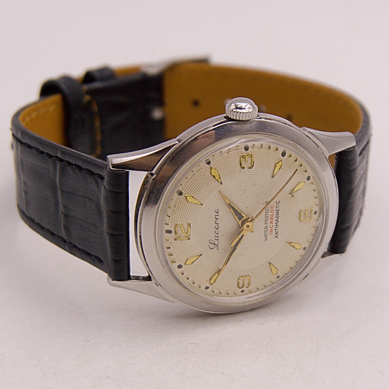 นาฬิกาเก่า LUCERNE ไขลาน