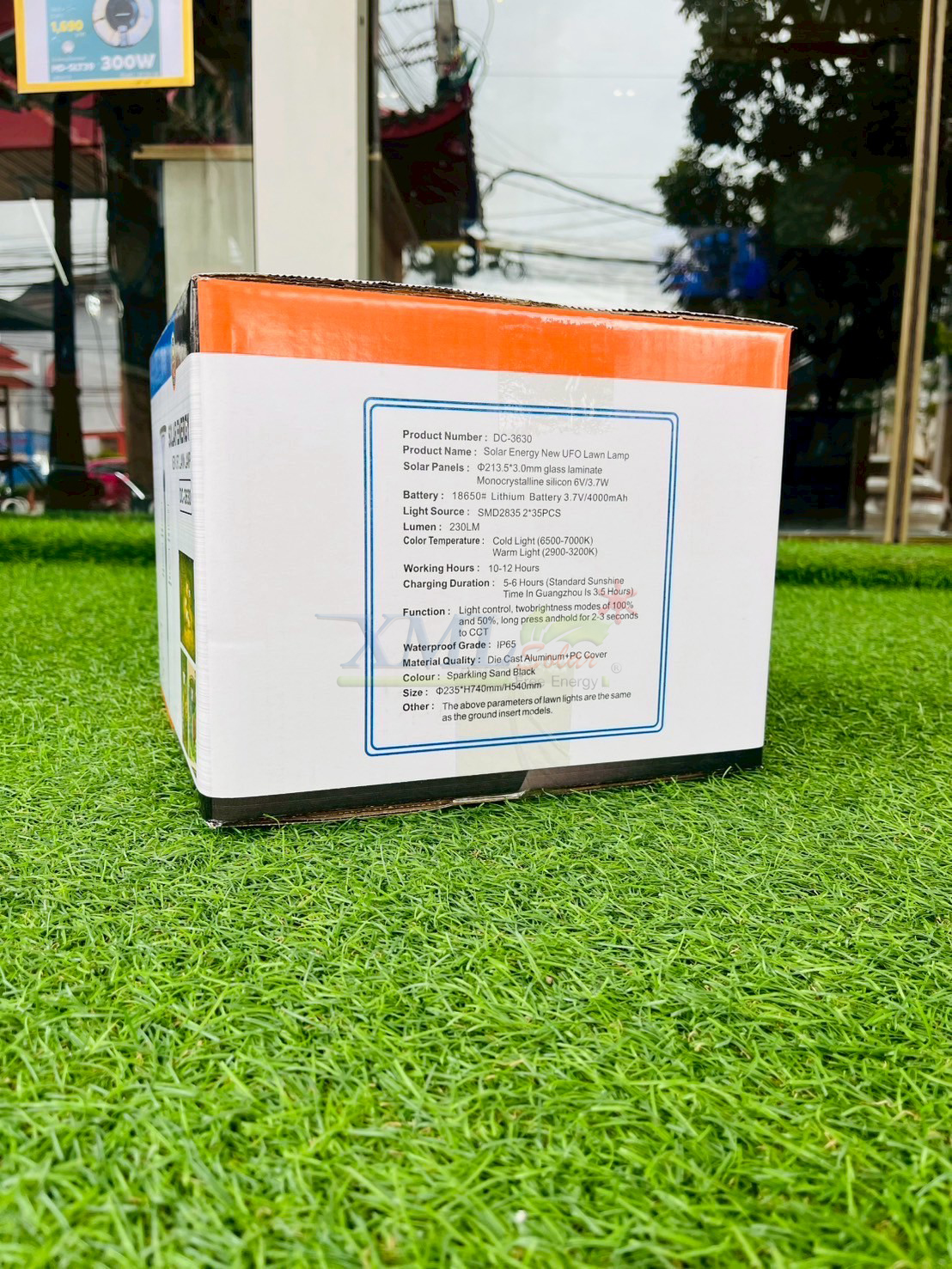 โคมไฟตั้งพื้นโซล่าเซลล์ รุ่น TC-3630 (เปิดได้ 2 แสง)