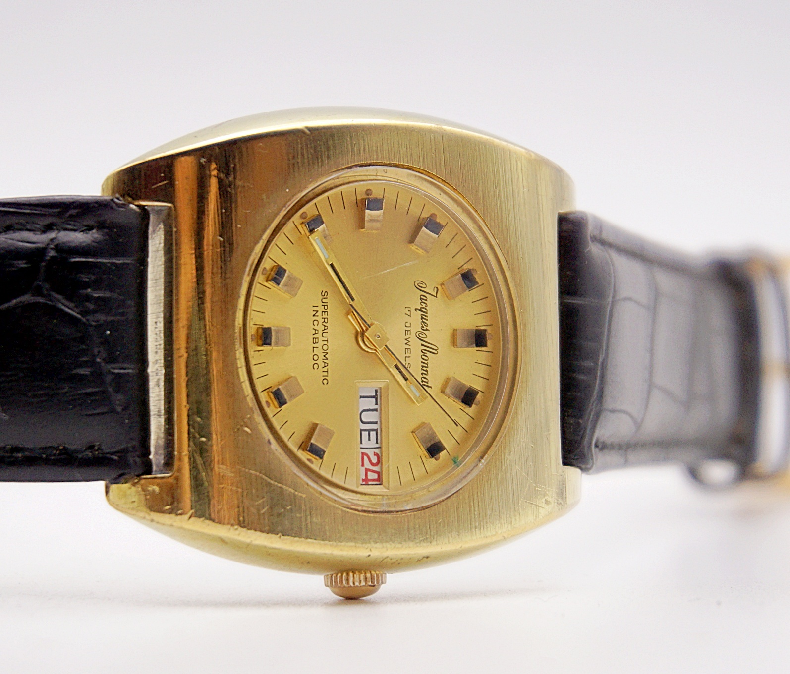 นาฬิกาเก่า JACQUES MONNAT ออโตเมติก