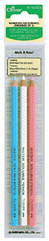ดินสอเขียนผ้า แพ็ค 3สี (ขาว,ฟ้า,ชมพู)