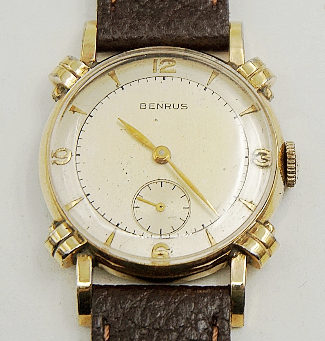 นาฬิกาเก่า BENRUS ไขลานสองเข็มครึ่ง พร้อมกล่อง