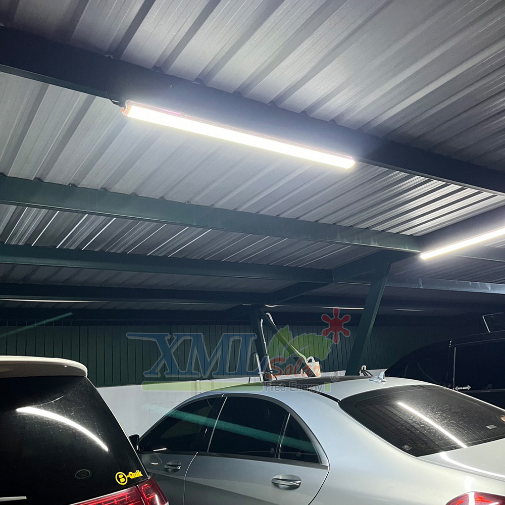 โคมไฟโซล่าเซลล์ ติดเพดาน รุ่นหลอดยาว Series GT (แสง : ขาว)