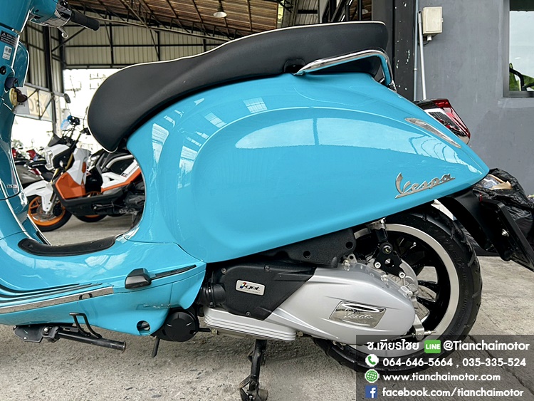 ★ดาวน์8,000★VESPA SPRTNT125 IGETABS ปี 67 สีฟ้าสดใส วิ่งเพียง 9000 กิโล ชุดสีสวยเป๊ะ เครื่องดี ศูนย์ดี ราคา 79,900
