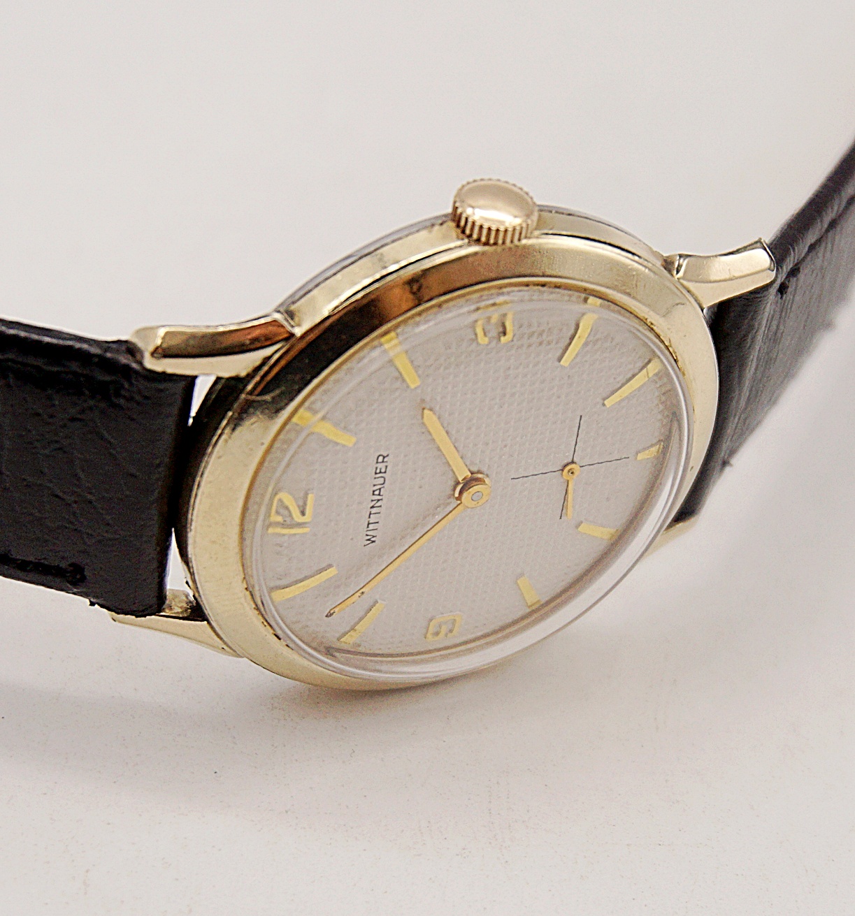 นาฬิกาเก่า WITTNAUER BY LONGINES ไขลานสองเข็มครึ่ง