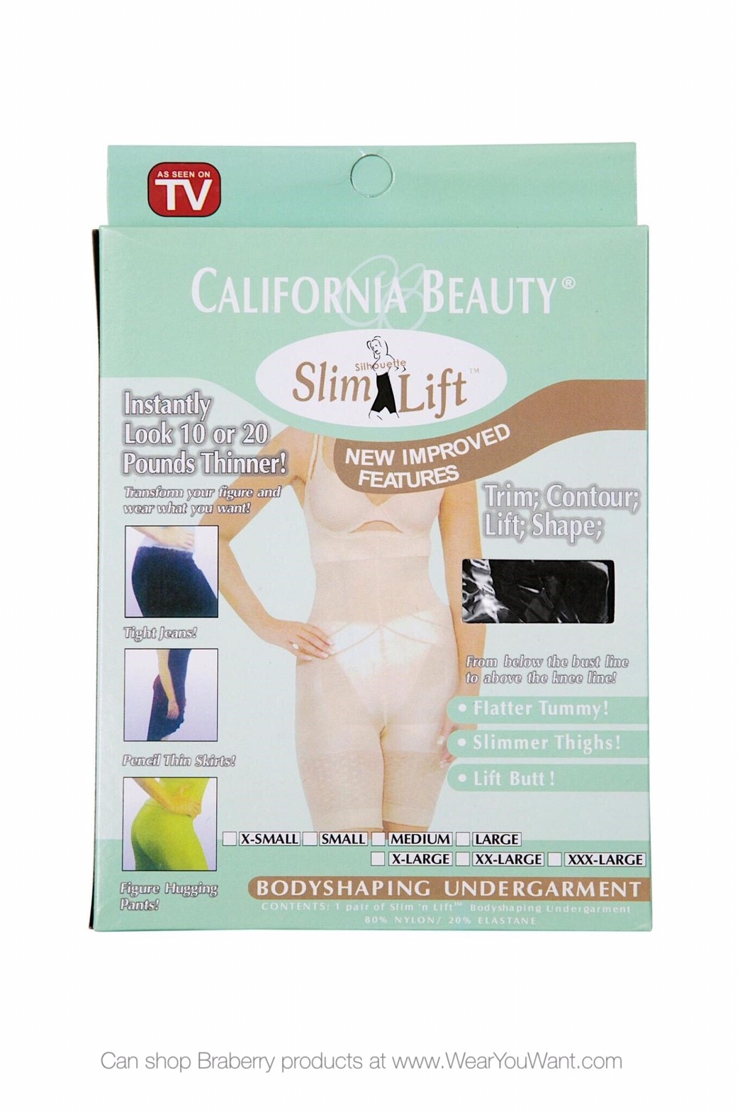 Slim and Lift ชุดกระชับสัดส่วน M L XL สีดำ เนื้อ 1 กล่องมี 1 ตัว ราคาส่ง 490