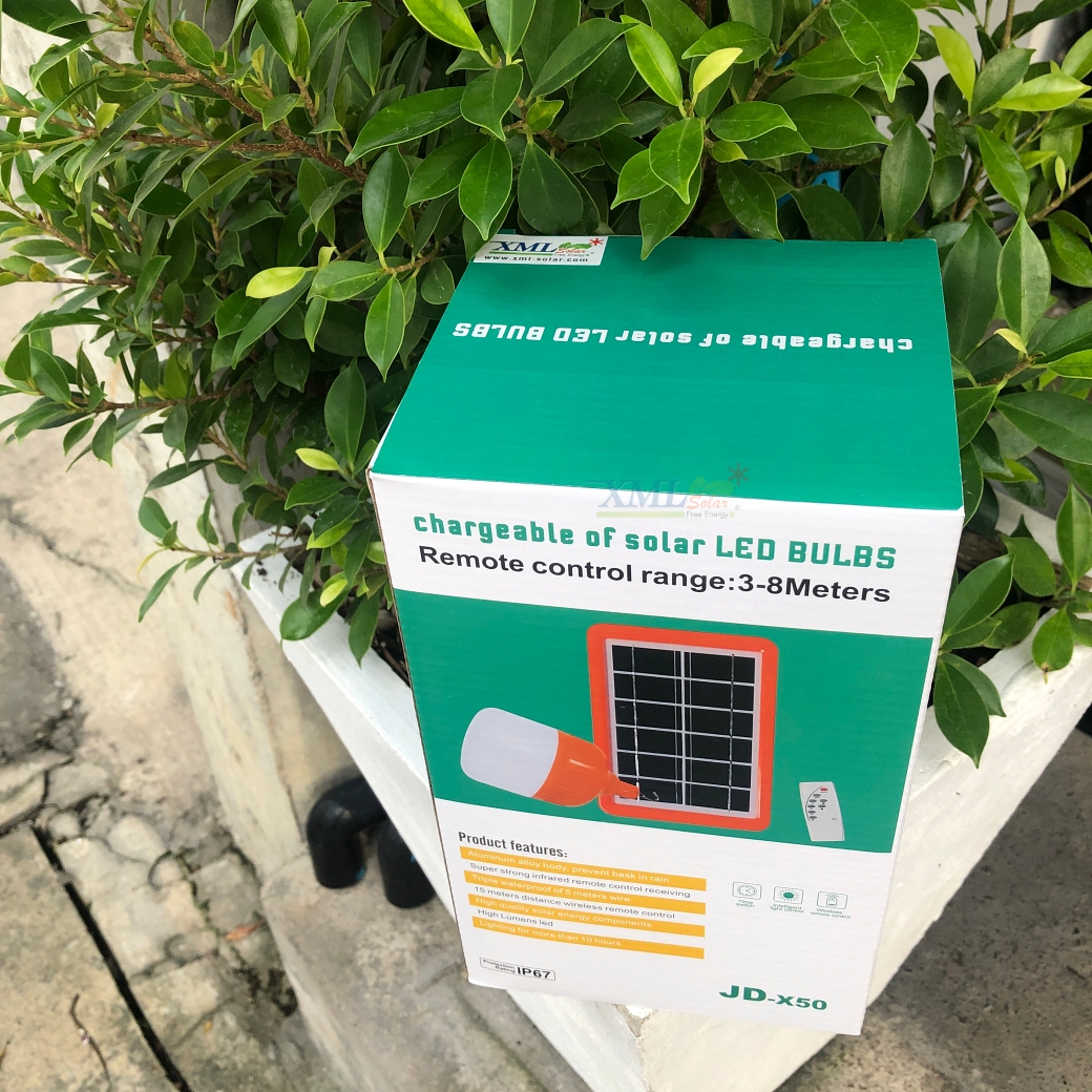 โคมไฟโซล่าเซลล์ ติดเพดาน อเนกประสงค์ 50w (แสง : ขาว)