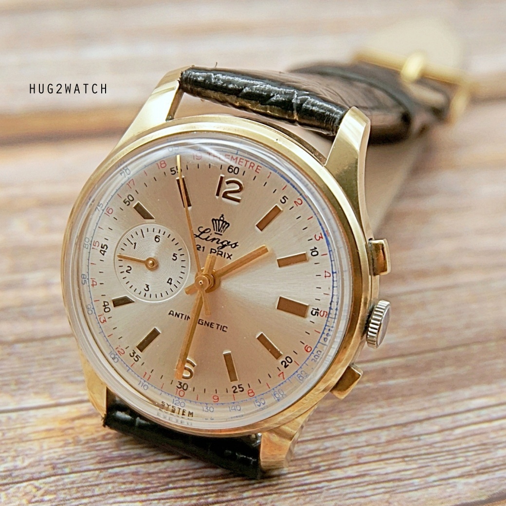 นาฬิกาเก่า LINGS ไขลาน