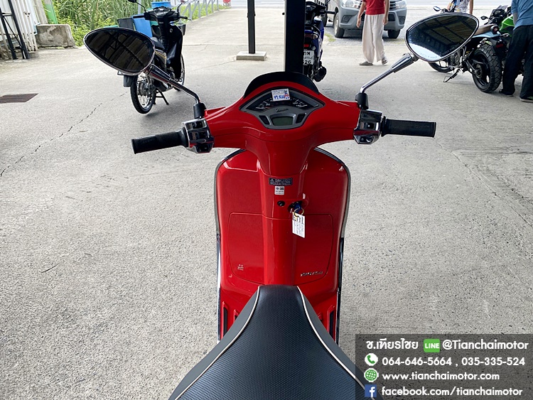 ★ฟรีดาวน์★VESPA SPRINT 125 I GET ABS ปี67 สีแดงสด ไมล์วิ่งน้อย เครื่องแน่นๆ ชุดสีสวยเวอร์ เครื่องดี ศูนย์ดี ราคา 77,500