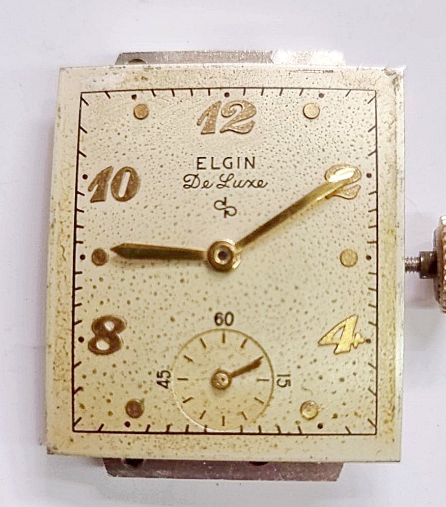นาฬิกาเก่า ELGIN ไขลานสองเข็มครึ่ง