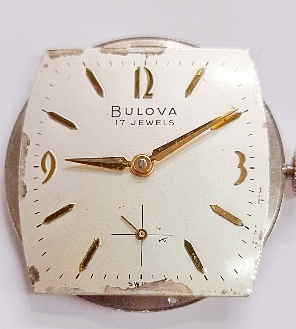 นาฬิกาเก่า BULOVA ไขลานสองเข็มครึ่ง