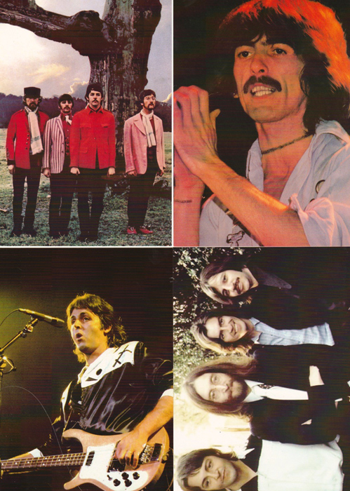 โปสการ์ด The Beatles ภาพสี 16 ใบ