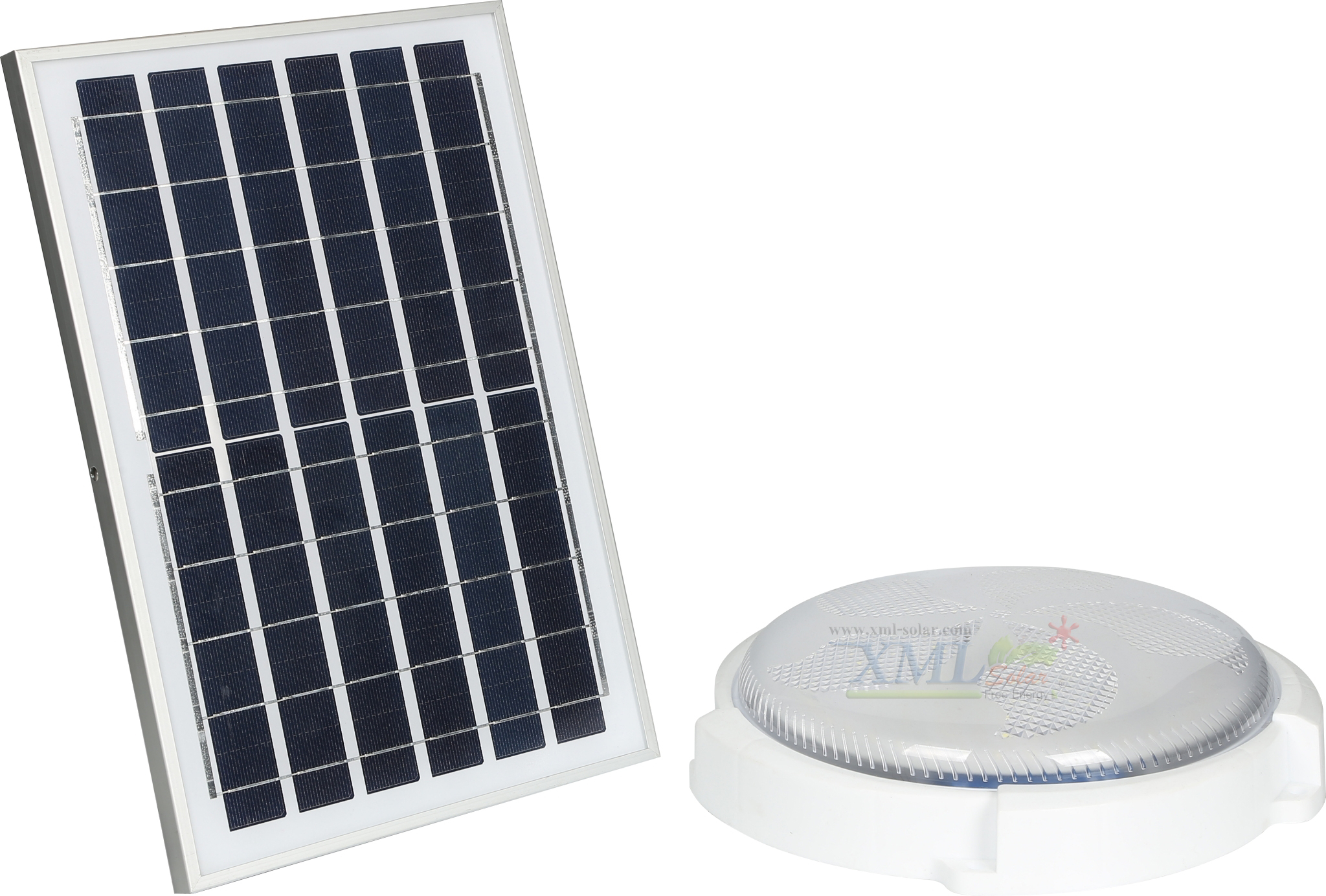 โคมไฟซาลาเปาโซล่าเซลล์ ติดเพดาน-ผนัง รุ่น 80W. (แสงขาว)