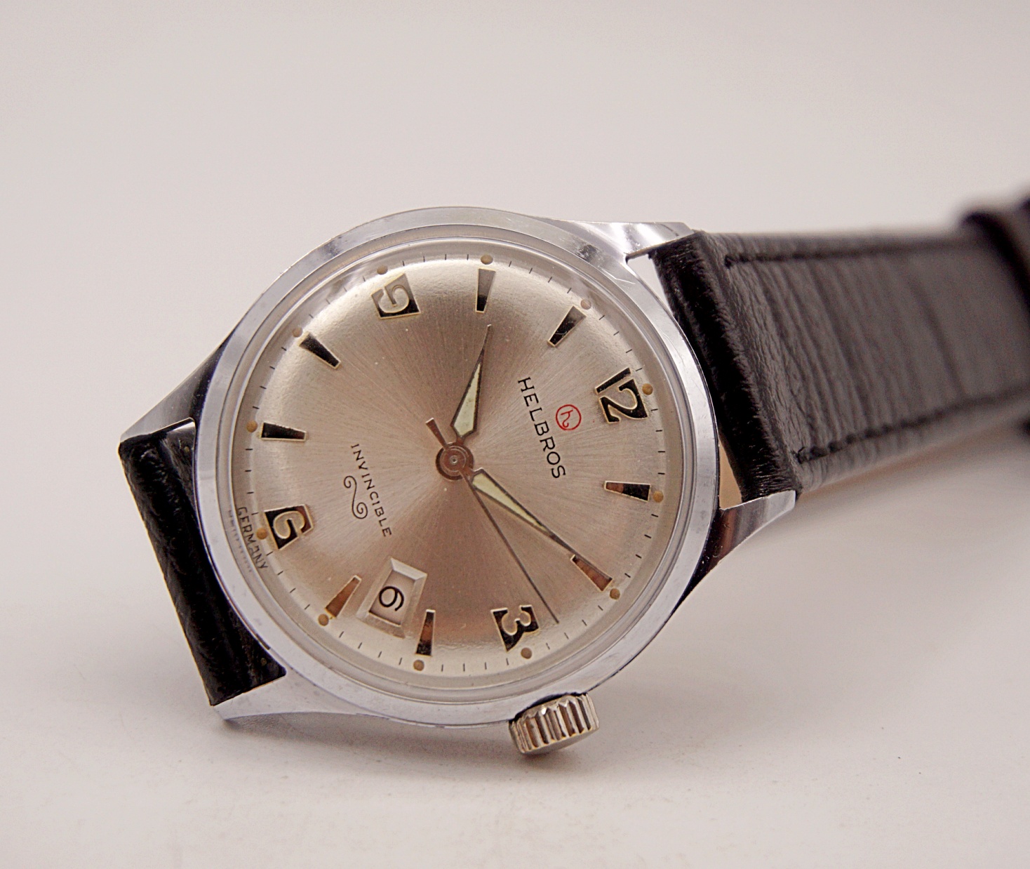 นาฬิกาเก่า HELBROS ไขลาน