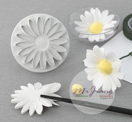 ที่พิมพ์ลายฟองดองท์ พิมพ์กดคุกกี้ Sun flower 3 ชิ้น/แพ็ค (ไม่มีสปริง) (ใหญ่)